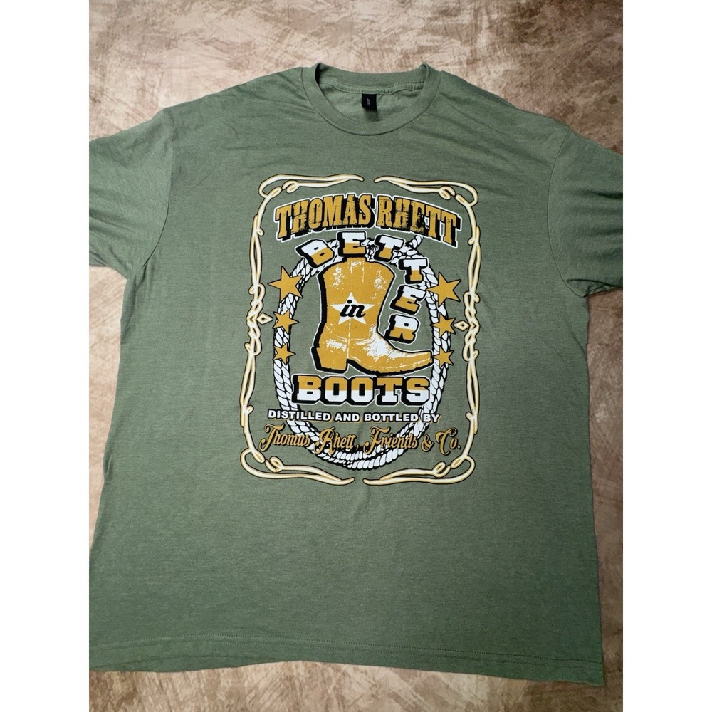 Thomas Rhett 2025 The Better in Boots USA Tour Concert T-Shirt XL Unisex NWOT
